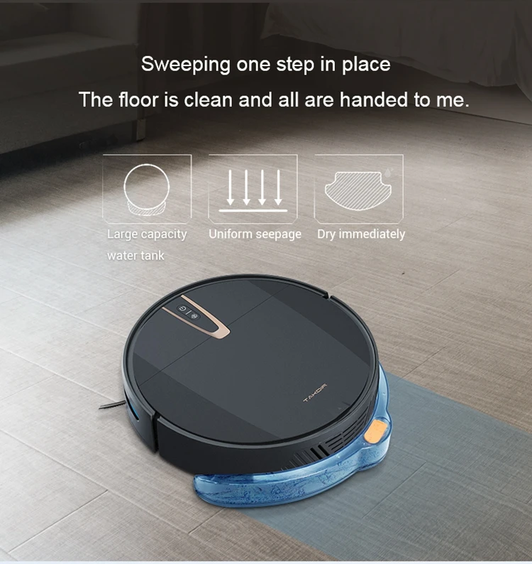 Deluxe upgraded automatic robot vacuum cleaner floor cleaning auto dust collector robotic vacuum cleaners with phone control