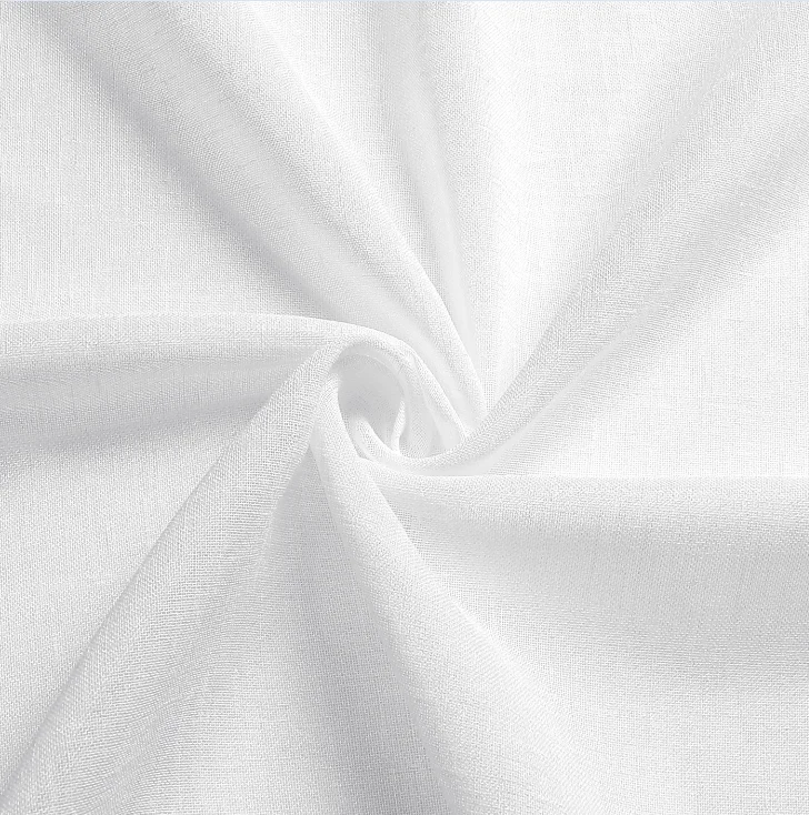 340CM Width New Material Light Fittings Linen Sheer Voile Fabric For Curtain