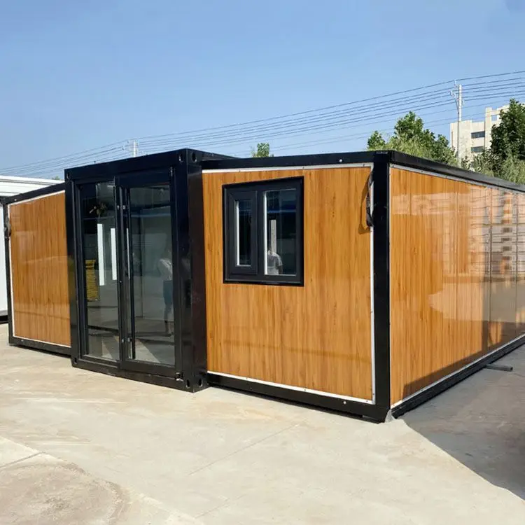 Chinese Manufacture Modern Design Expandable Container House 40ft 2 Bedrooms Prefabricated Expandable Container House