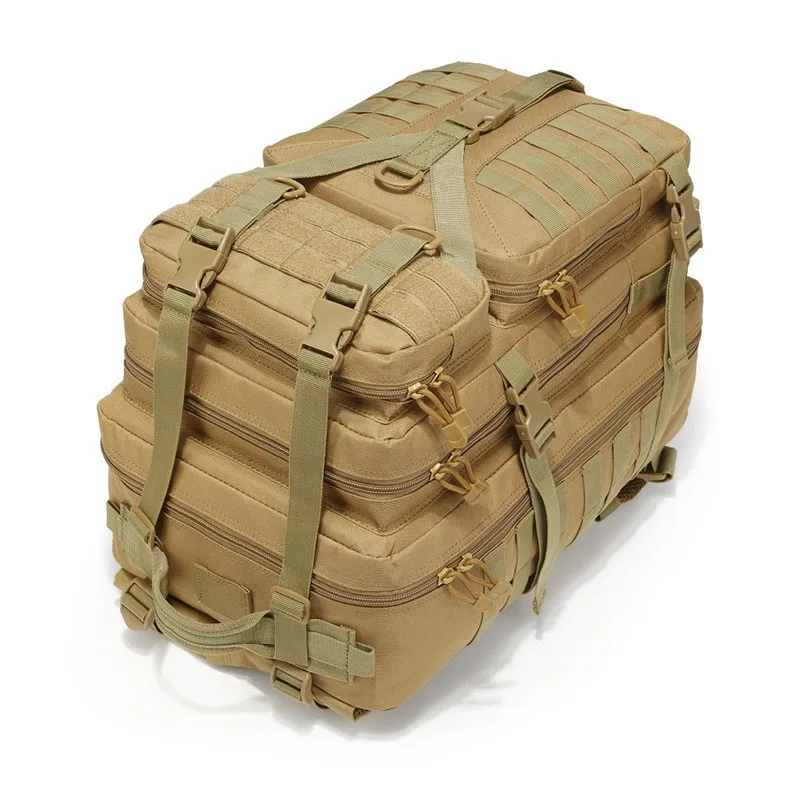 Waterproof  Tactical Backpack Nylon Lining Fashion Style External Frame Straps Carrying System Shoulder Strap