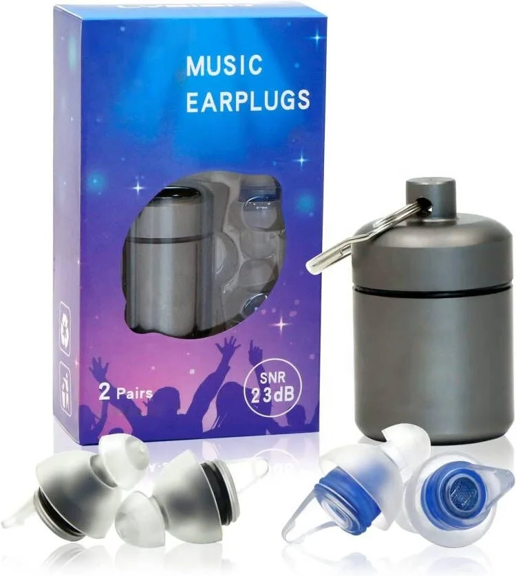 Оптовая продажа, музыкальные силиконовые Прозрачные протекторы для ушей, затычки для ушей, Защита слуха, затычки для ушей, музыка