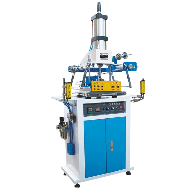Automatic Pneumatic Hot Stamping Foil Machine Gilding Pressing Machine for Card/Wallet/Bag/Notebook Leather Embossing