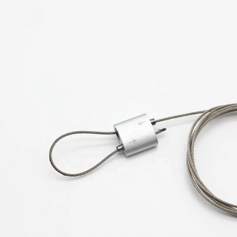 Wholesale  Automatic Hanging Fixed Hardware Snap Hook Stainless Steel Wire Rope Cable Gripper Plastic Lighting High Quality