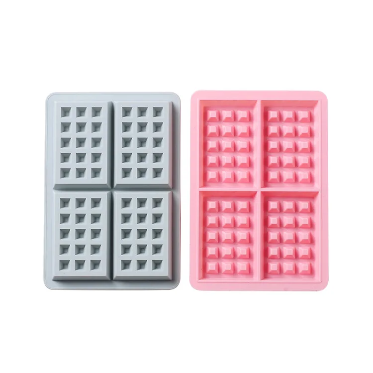 Popular BPA FREE Silicone Waffles Cake Bread Pan Baking Mould Soap Mold