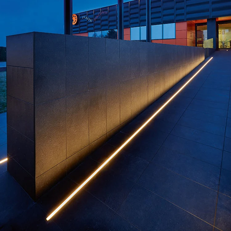 Lacelesty 10W 20W 30W Aluminum profile Wall Washer Linear Long Underground Light IP67 Waterproof Recessed LED inground light