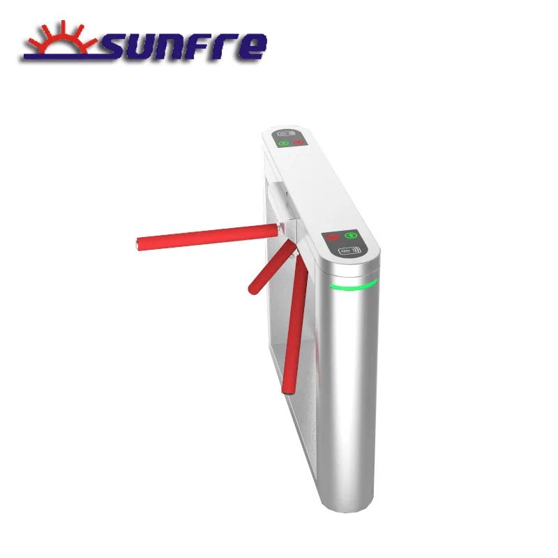 Bus Station Brt Tripod Turnstile  Mechanism  with Rfid Reader Tripod Turnstile  Gate Design AI Security Access Control