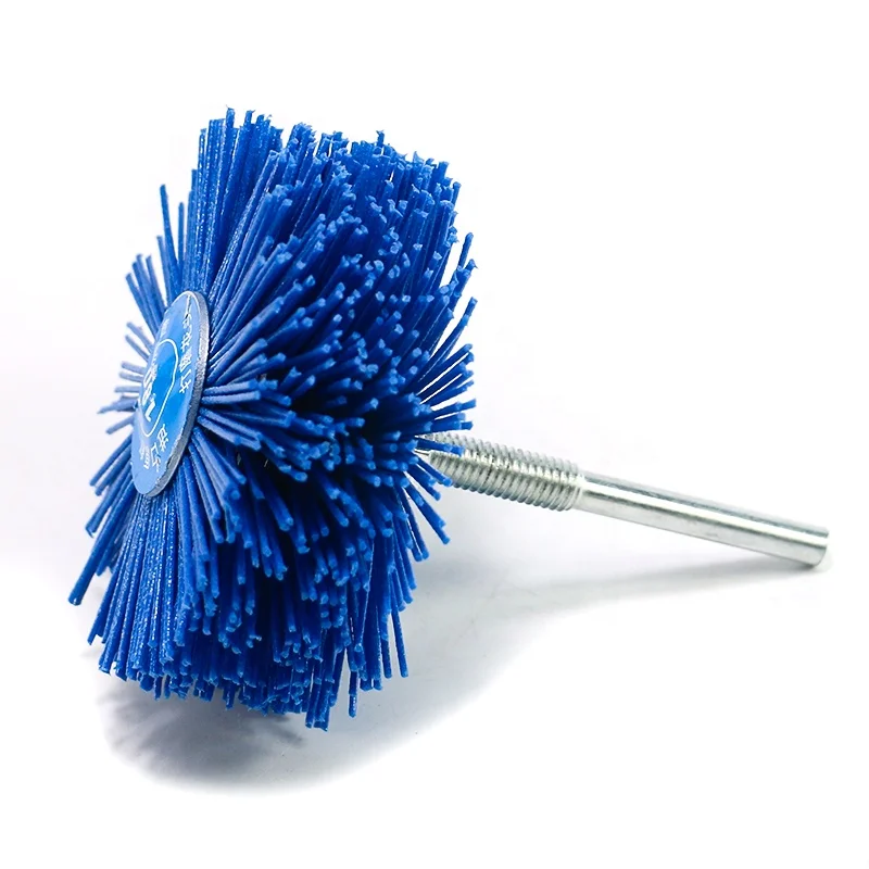  Мягкая нейлоновая абразивная вращающаяся щетка для очистки и полировки поверхности из карбида кремния древесины