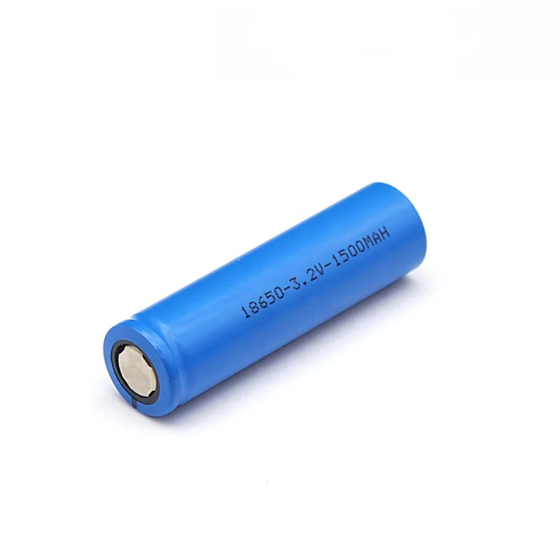 Factory Priced 3.2V Cylindrical IFR18500 1300mAh Lithium Li-FePO4 Battery for Home Appliances