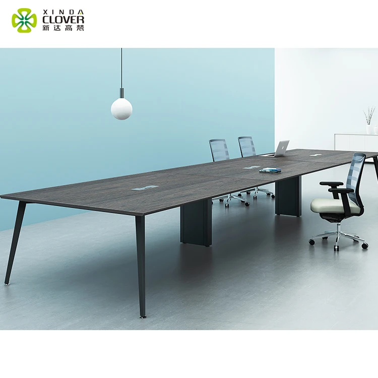 
Rectangle negotiation table large conference room furniture conference table 