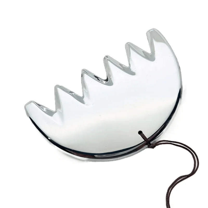 Natural Energy Stone Terahertz Massage Lightweight Portable Shaving V Face Beauty Grooming Six Teeth Scraping Scalp Comb