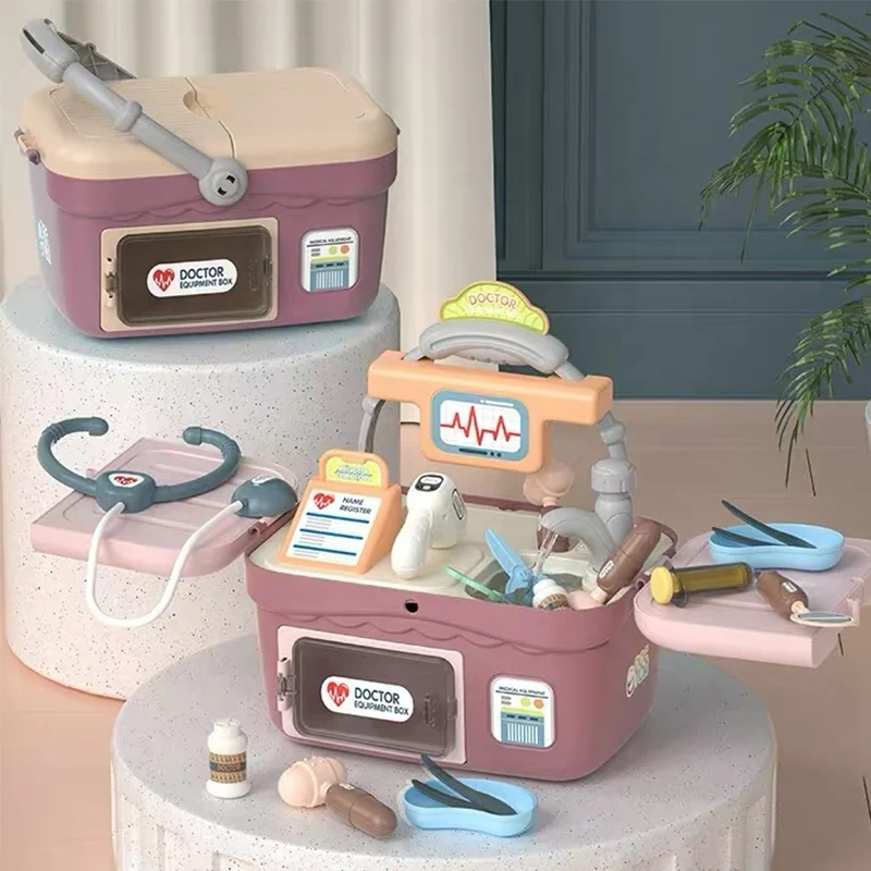 Multifunctional Suitcase Doctor Toy Baby Set Toys Educational Doctor Kit Pretend Medical Doctor Toys