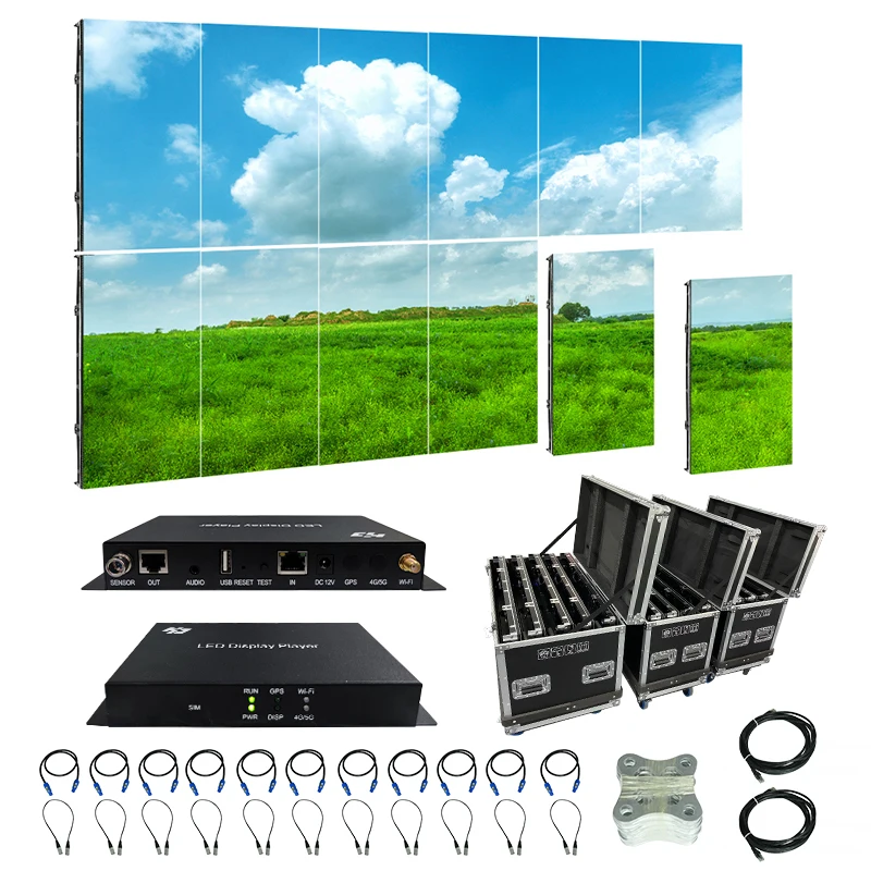 outdoor led screen commercial floor stand advertising lcd  display screen