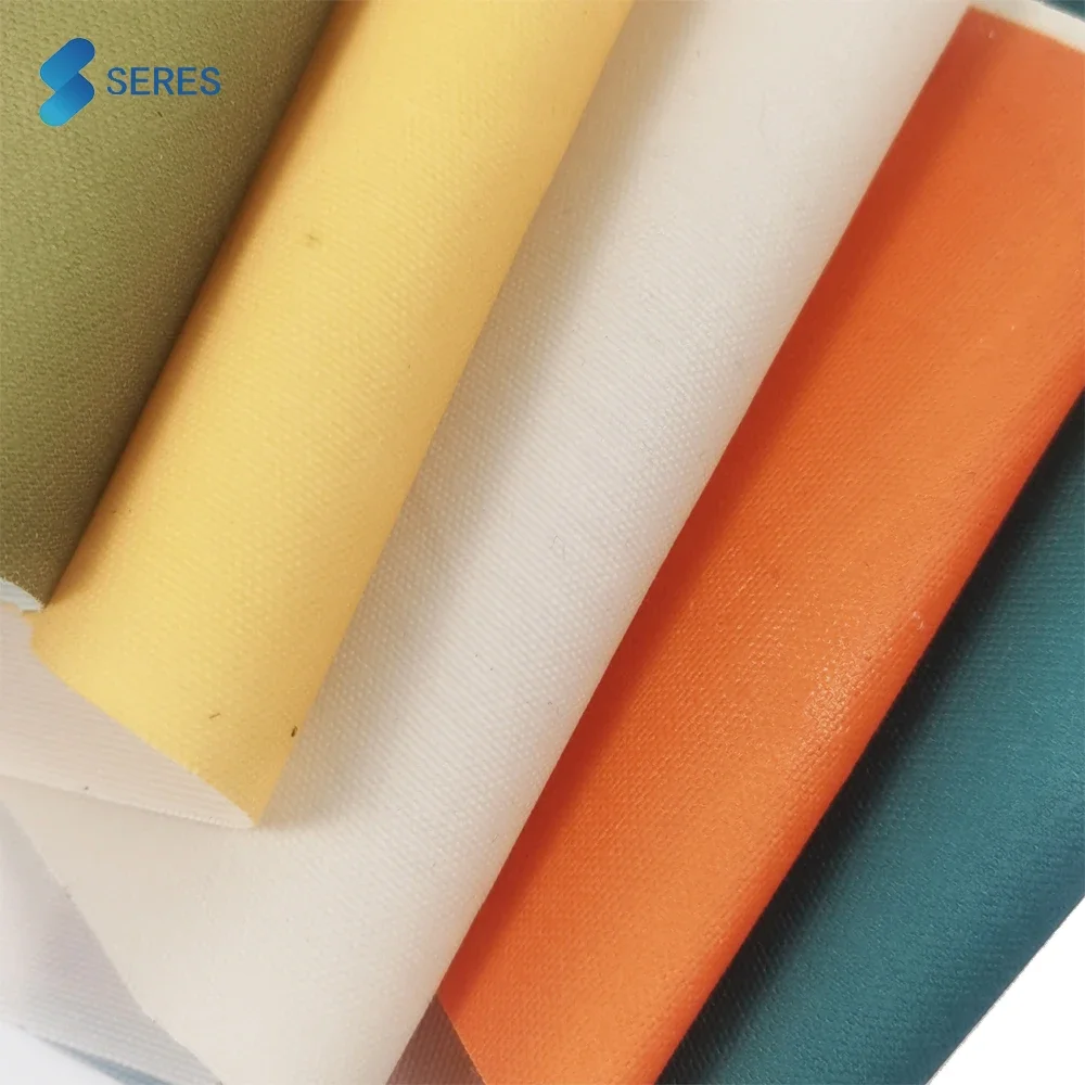 Rpet 900D canvas oxford fabric waterproof pu waxed coated recycled swimwear bag fabric sportswear tent awning cover