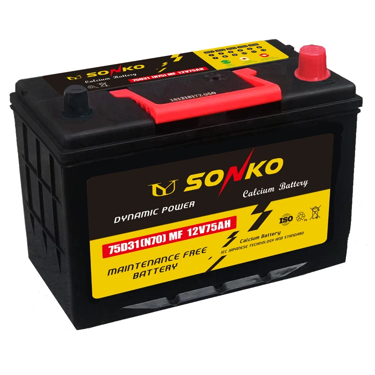 Sonko Superior Maintenance Free N70ZL 12V Lead Acid Car Battery
