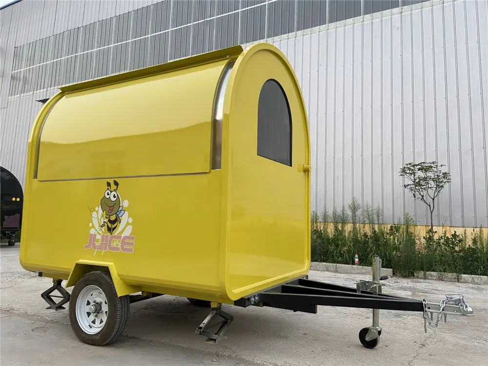 Customized Mobile Kitchen Trailers Beverage Concession Food Truck