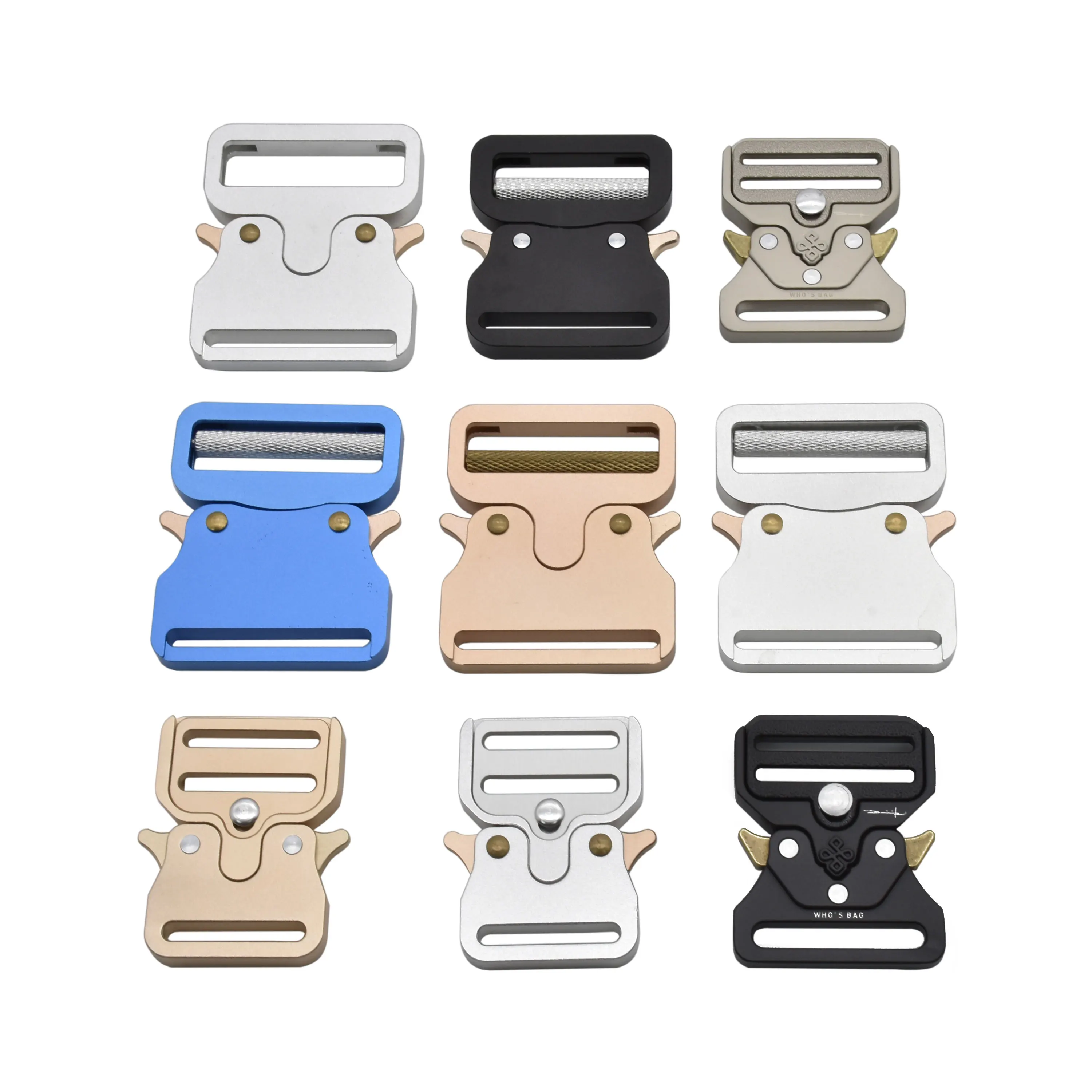 Customised Heavy Duty Quick Release Buckle Colourful Tactical Metal Buckles Pets Customisable Belt Sheet Metal Fabrication