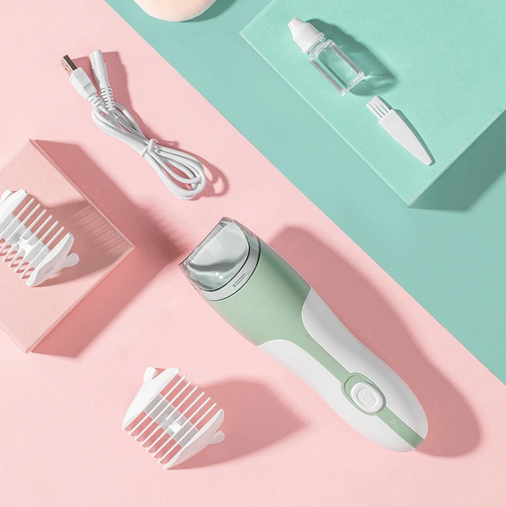 Ipx6 Dc Magnetic Motor Home Use Hair Trimmer Clipper With Vacuum Inhale Storage Box For Mens Baby