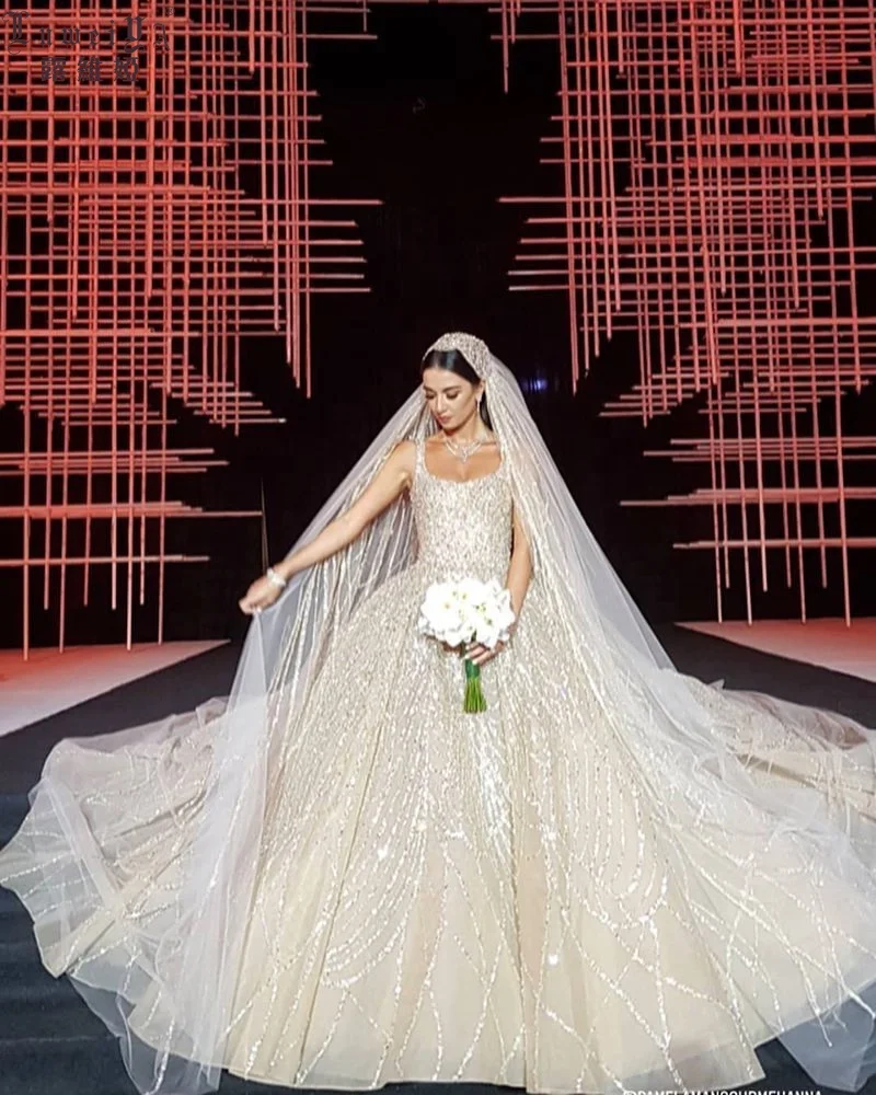 Wholesale indian women long train bride gown dress luxury wedding dress turkey manufacturers