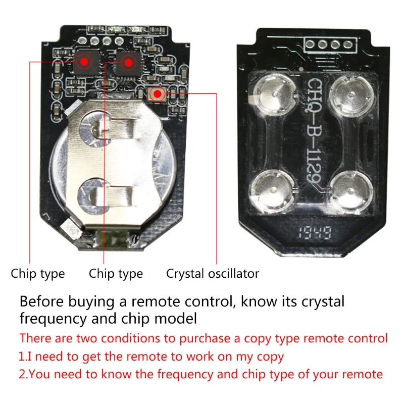 Universal Remote Control Duplicator Multi Frequency Wireless Clone Switch Cloning for Garage Door