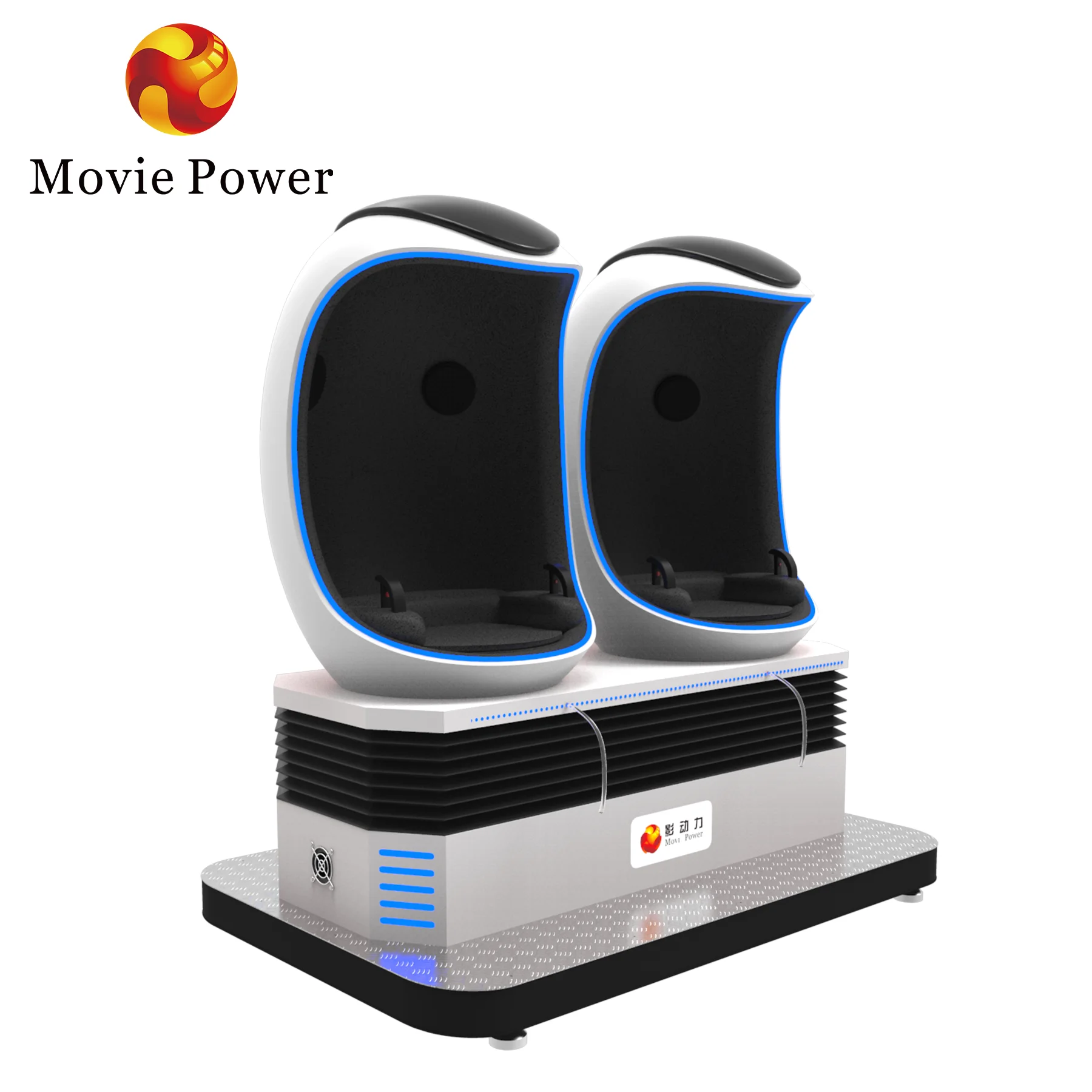 New Movies Indoor 9D VR Egg Chair Motion Cinema Virtual Reality Simulation Amusement Park Rides Arcade Game Machine