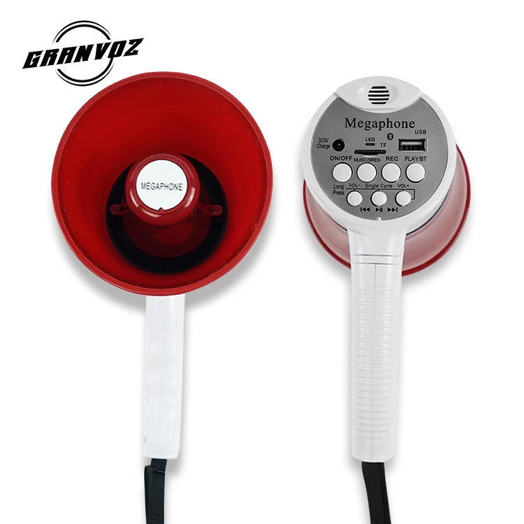 Портативный 30 Вт USB TF Музыка MP3 запись мегафон дешевая перезаряжаемая высокая цена Vibe
