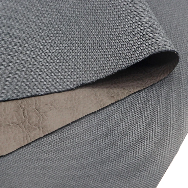 Cheap price soft 100 Polyester pu synthetic leather fabric for bag