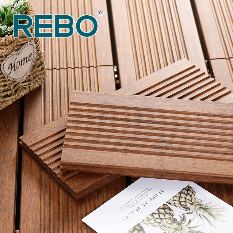 Hot sale high density popular bamboo wooden flooring outdoor