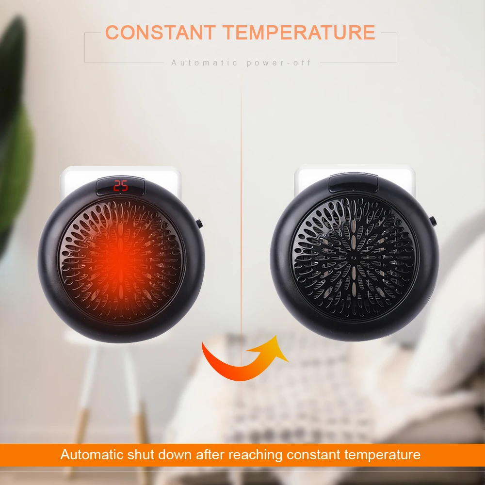 New Design Winter High Efficiency Electric Room Fan Heater Homes Speed Adjustment Mini Fan Heater Electric Heating Blower