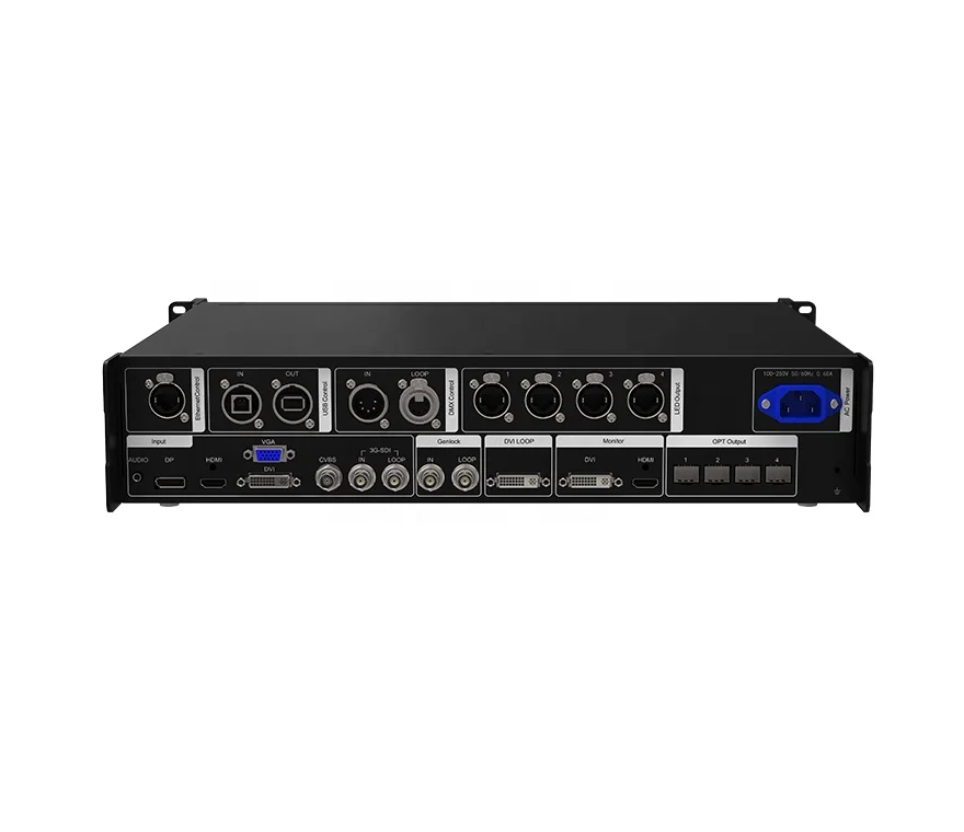 Видеопроцессор NOVAPro HD Все в одном светодиодный видеопроцессор профессиональный видеоскалер для стен Novastar контроллер экрана со светодиодным дисплеем