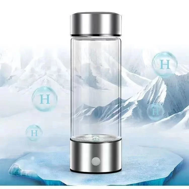 Lakuna 420ML Rechargeable Portable Hydrogen-rich Water Glass Health Care Cup Gift Generator Hydrogen Water Bottle