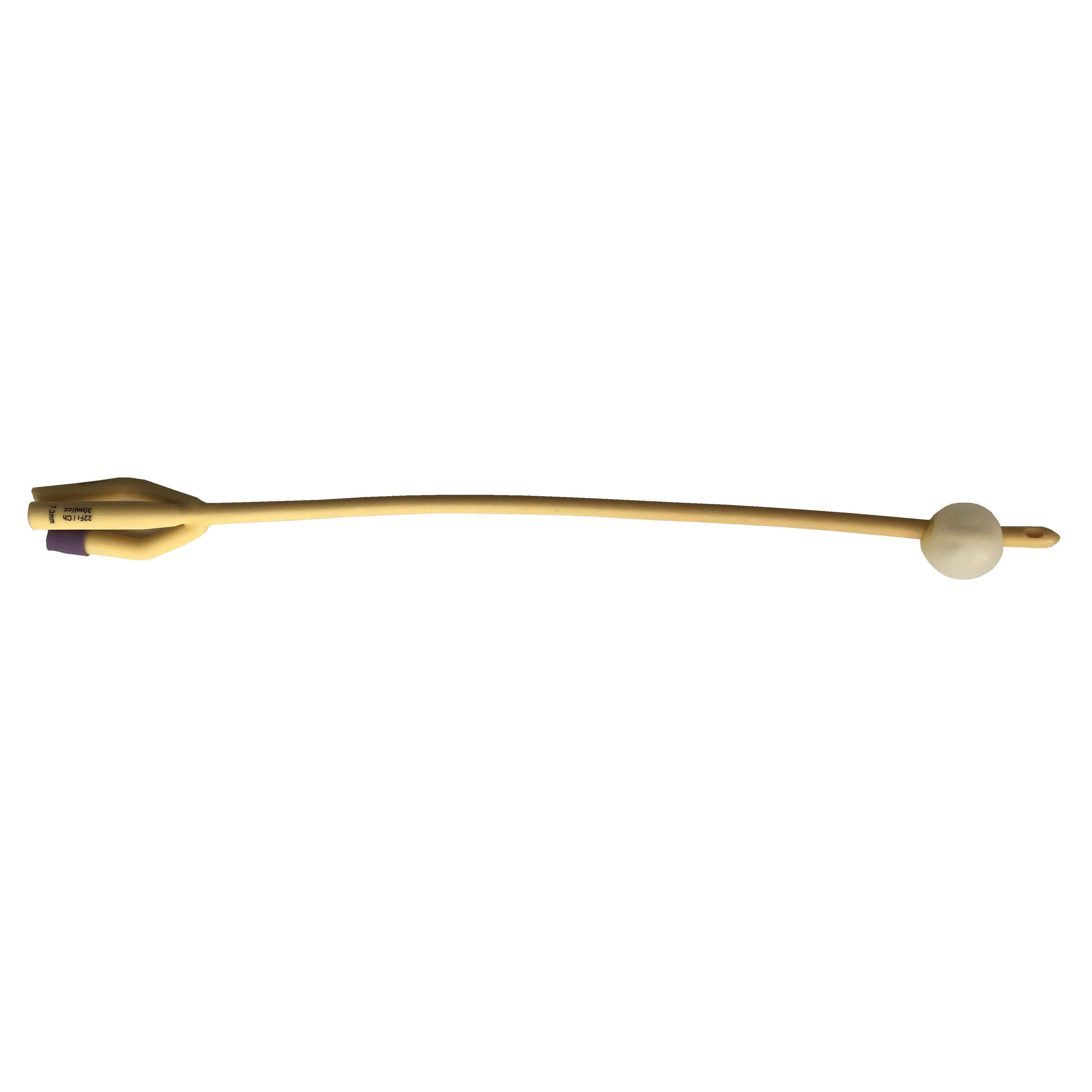 Wholesale disposable latex foley catheter three way latex foley catheter