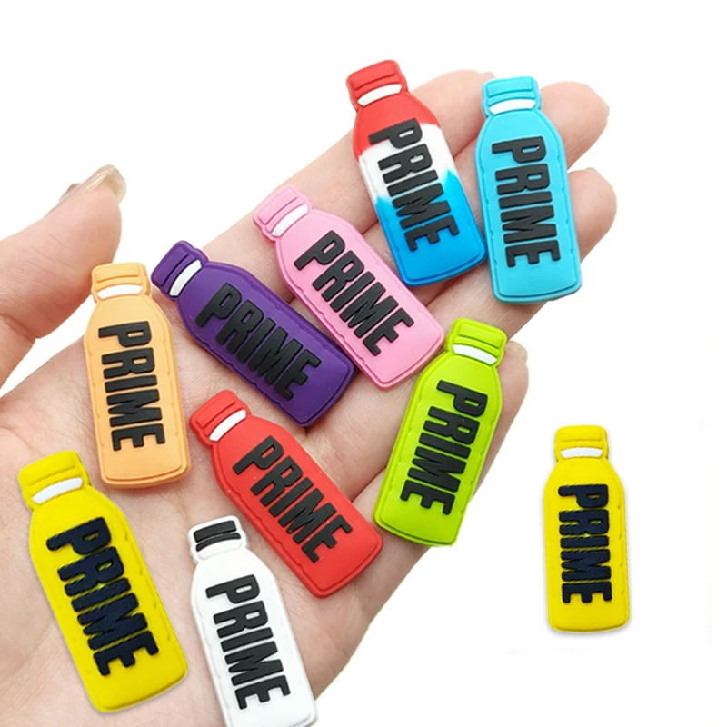 Prime Drink Rubber Croc Charms Designer PVC Shoe Charm