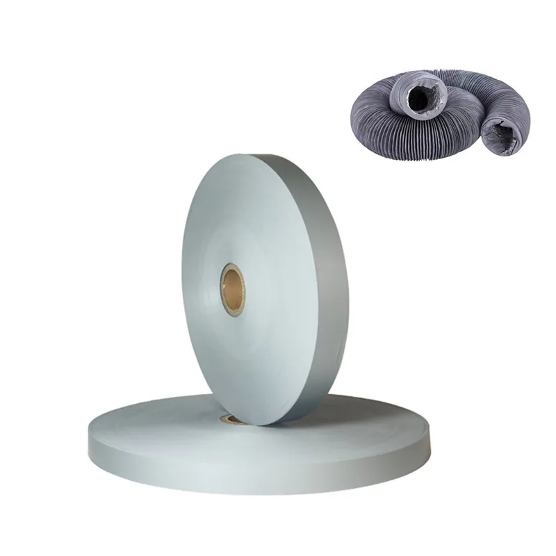 Factory Direct custom Waterproof, insulating, flame retardant grey PVC Tape For Flexible Ducts