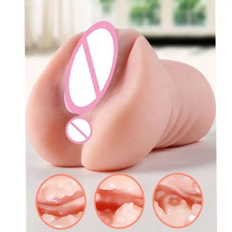 Femme Nue Boules Реалистичная черная резиновая влагалище Rubberv портативная походная карманная киска мужские секс-товары для мужчин