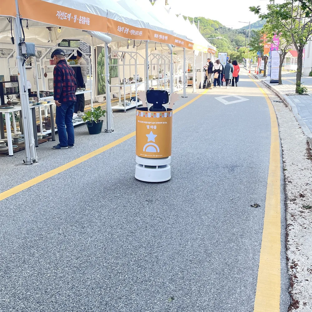 Autonomous navigation restaurant service robot humanoid waiter robot