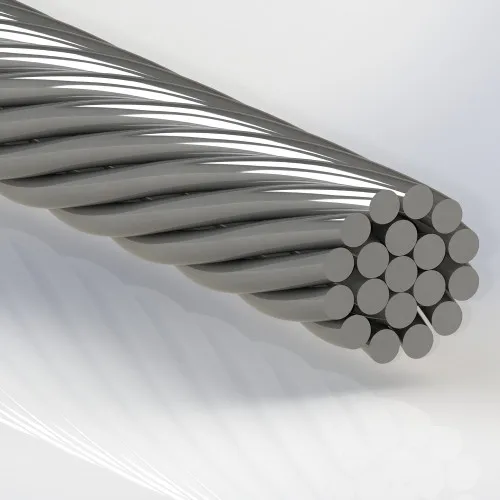 Оптовая продажа, прочная и прочная стропа из нержавеющей стали, проволочный канат 1x19 6x19 + с пластиковым покрытием