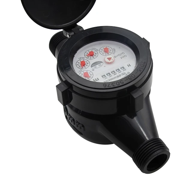 Iso 4064 Class B 20mm Inner Adjustment Device Multi Jet Dry Type Abs Plastic Cold Water Meter
