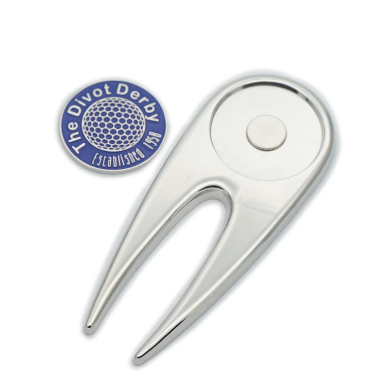 Hot Selling Cheap Golf Ball Marker and Metal Custom Golf Divot Repair Tool Golf Divot Tool