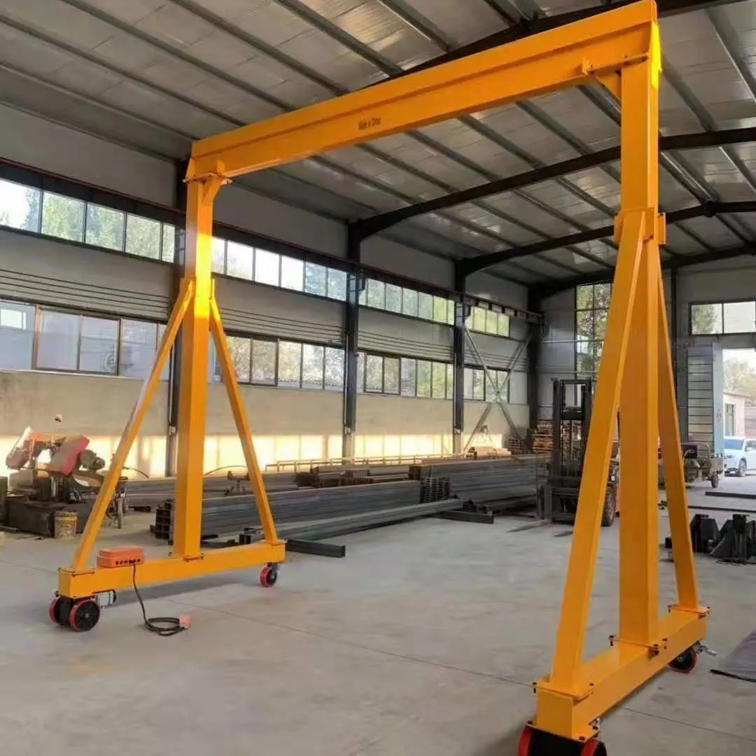 ISO certificate 1-5ton electric mini portable gantry crane for sale