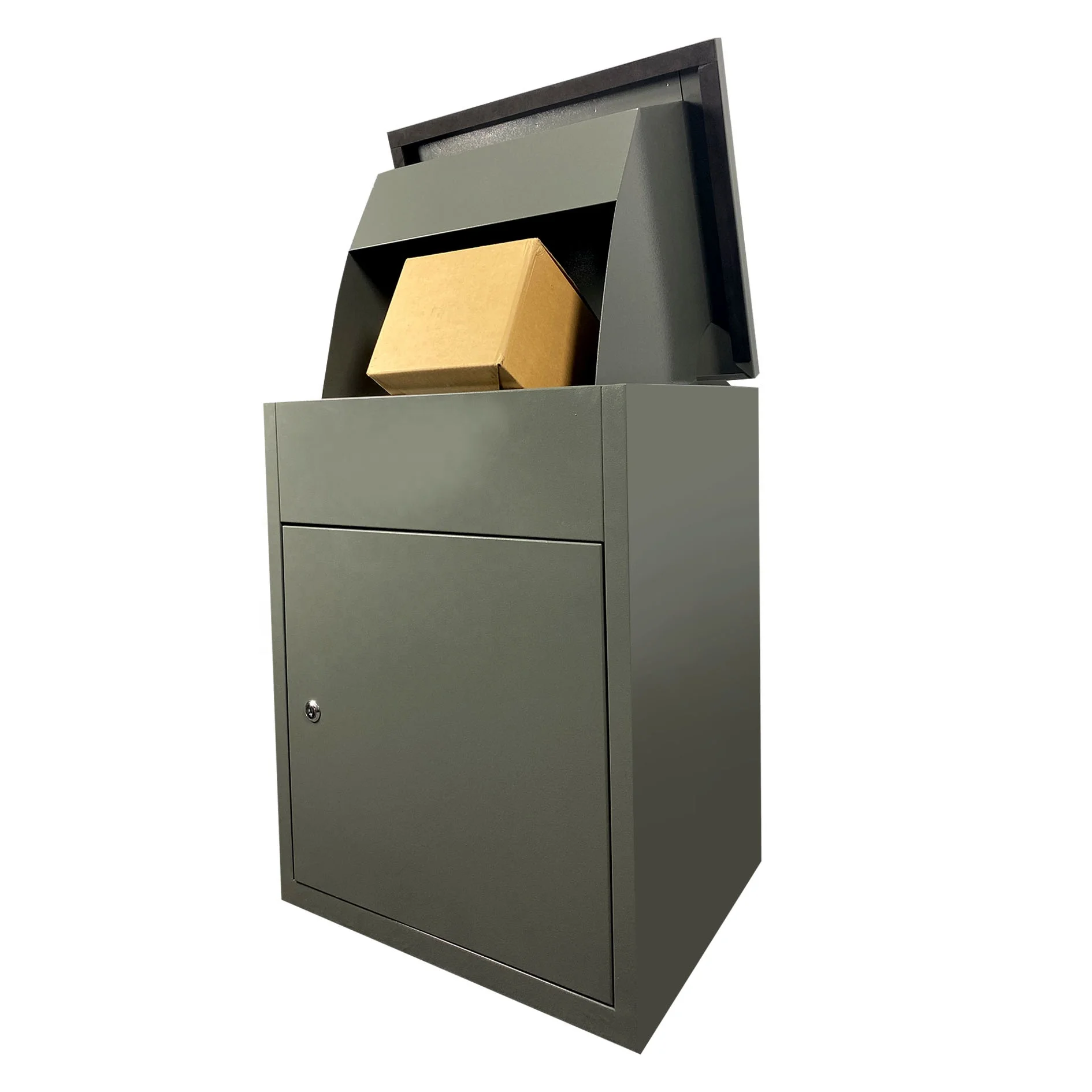 Large Freestanding Weatherproof Anti-theft Wall Mounted Outdoor Delivery Parcel Mailbox Delivery Drop Post Box Large Letter Box