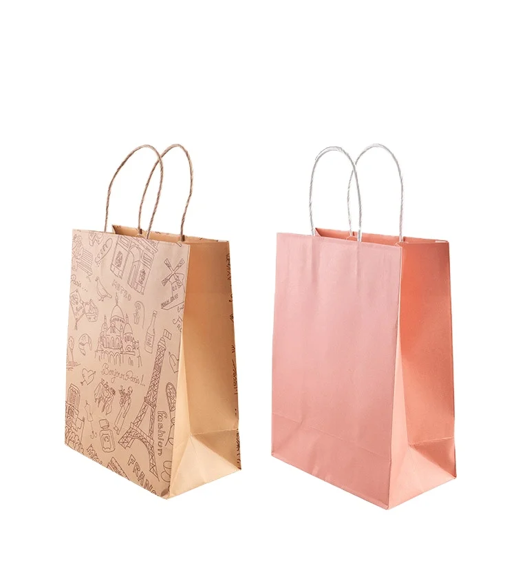 Wholesale Affordable price reusable Custom Logo packing Gift Paper Bag