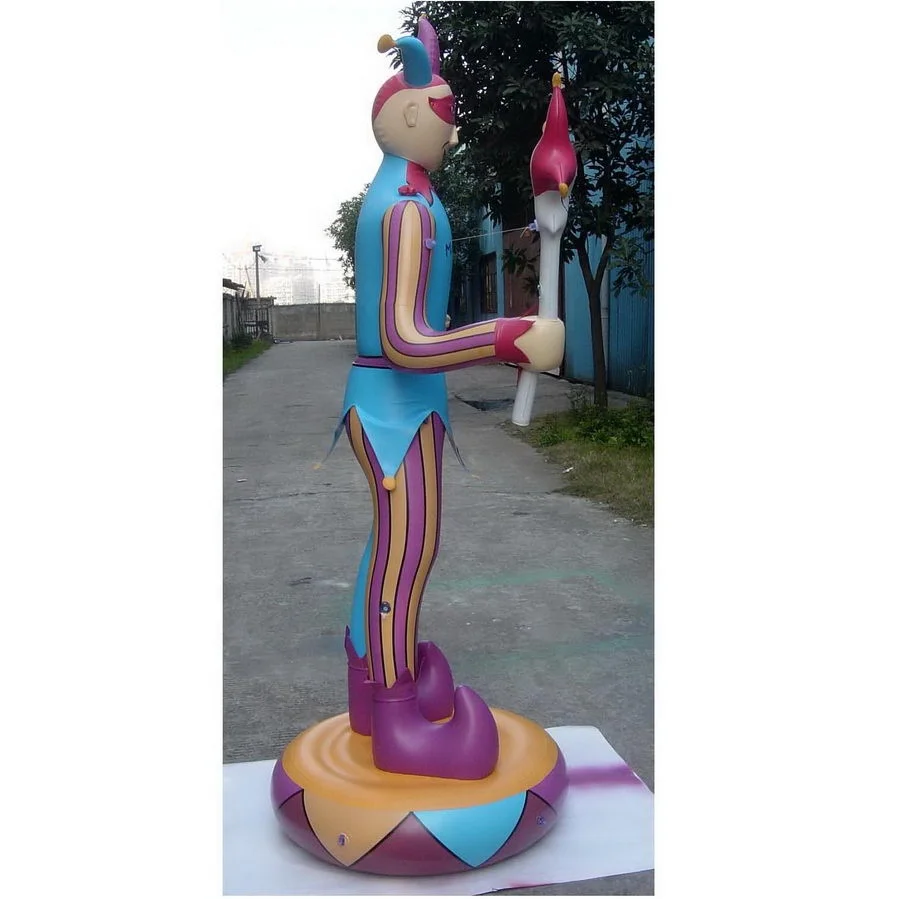 PVC Sealed Inflatable Joker Advertising Inflatable Balloons Even /holiday / Mall / Park / Party Custom Logo Accepted Safe Valve