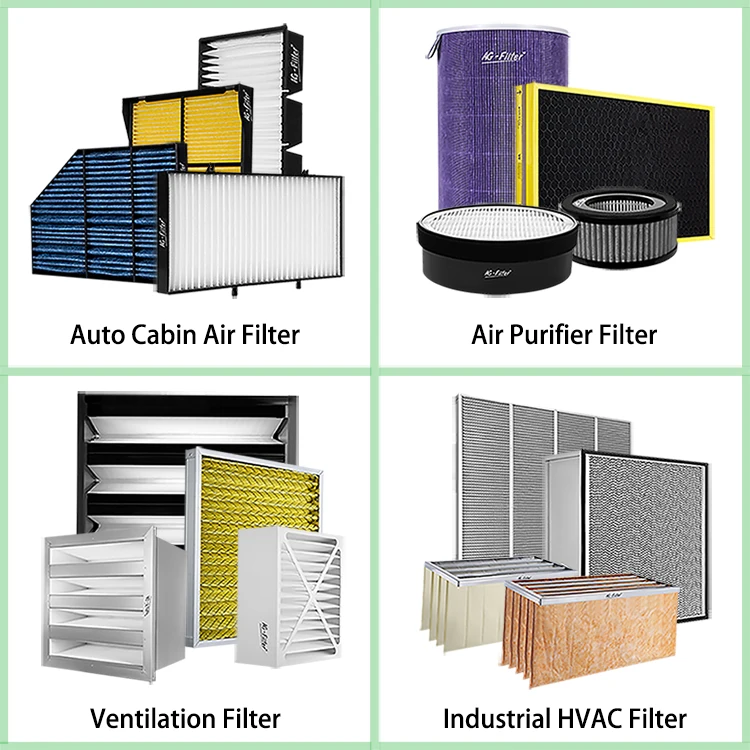 Фабрика AGF OEM/ODM 25x25 G4 MERV 8 картонная рама плиссированная печь HVAC Pre хлопок воздушный фильтр очиститель воздуха воздушные