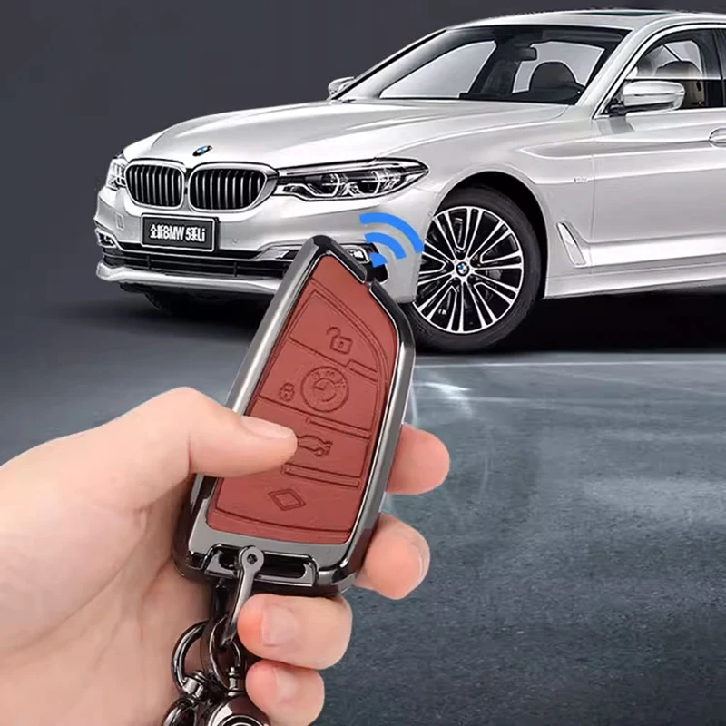 Suitable for BMW car key cover 5 series 3 series x3 x1 x5 x2 x6 530 525 320li 325li 1 2 6 7 series   automobile key fob shell
