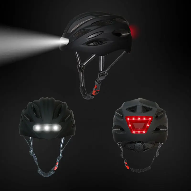 Smart LED Warning Flash Riding Scooter helmet with light for Electric Scooter and Other bike bicycle Or Motorcycle accessories