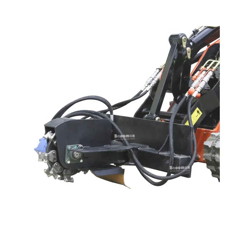 New style skid steer mini hydraulic tree stump grinder attachment