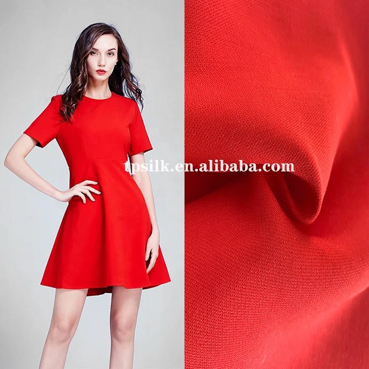 34% Silk 65% Wool blend silk wool silk fabric for garment dress Tshirt