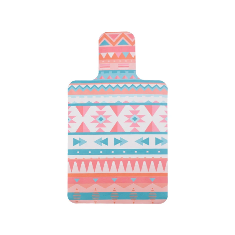 Exercise Printed Fitness Natural Rubber Non-slip Suede Yoga Portable Folding Pilates Reformer Mat