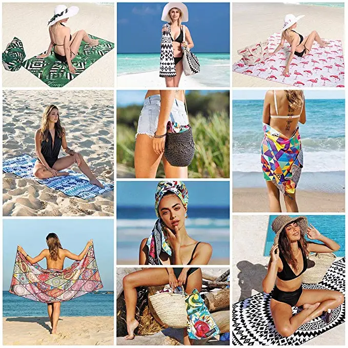 
personalized customised cotton velour printed colorful summer manufacturer no minimum beach towels with custom character design 