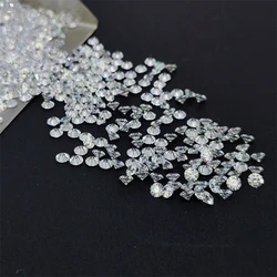 LETMEXC 1.0 ct Per Pack Small Size Loose Moissanite Gemstones D Color VVS1 Excellent Round Cut for Custom Diamond Jewely DIY
